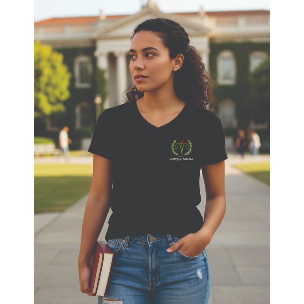Camisa serviço social bordada