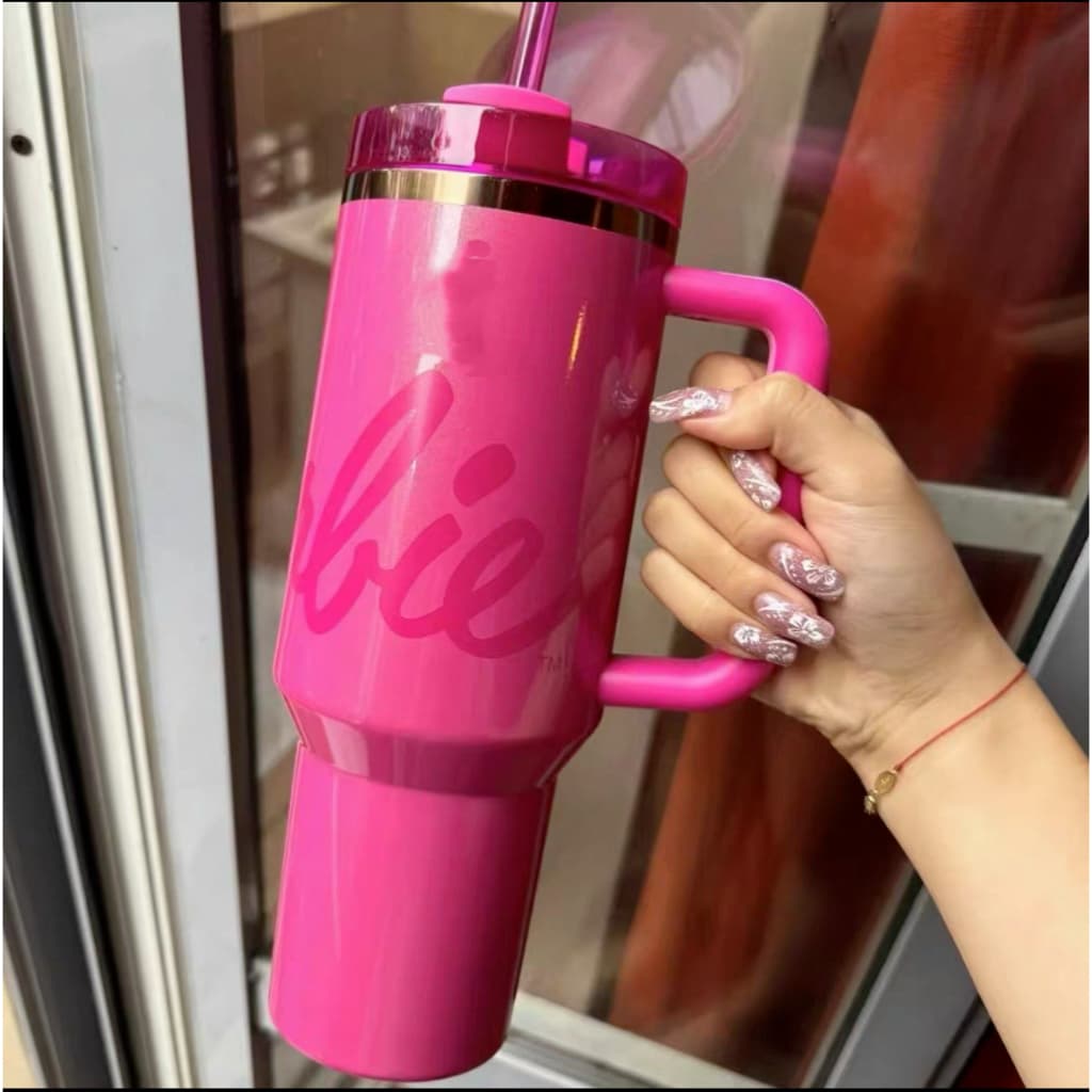 Garrafa Térmica Copo 1200ml Inox Com Tampa e Canudo Personalizado Modelo