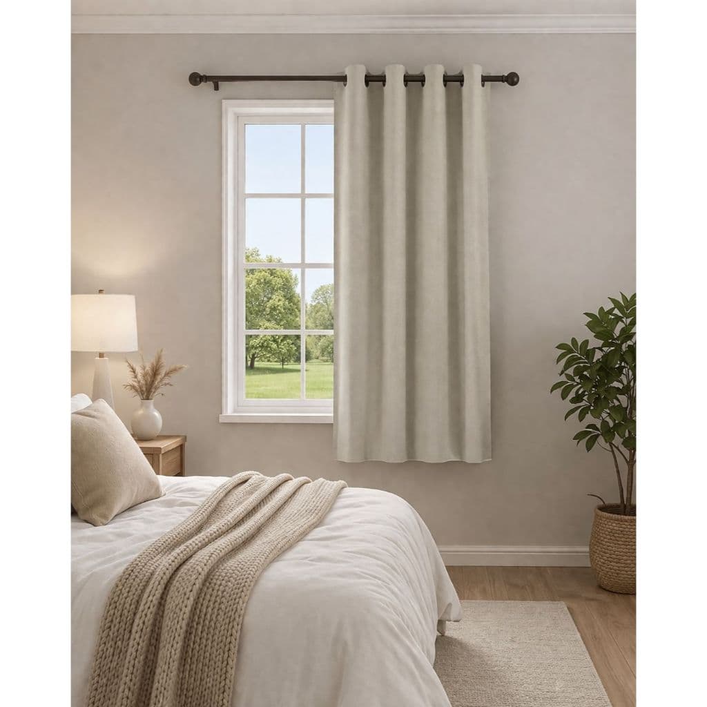 Cortina Blackout PVC 1,10m x 1,30m Corta 100% a Luz