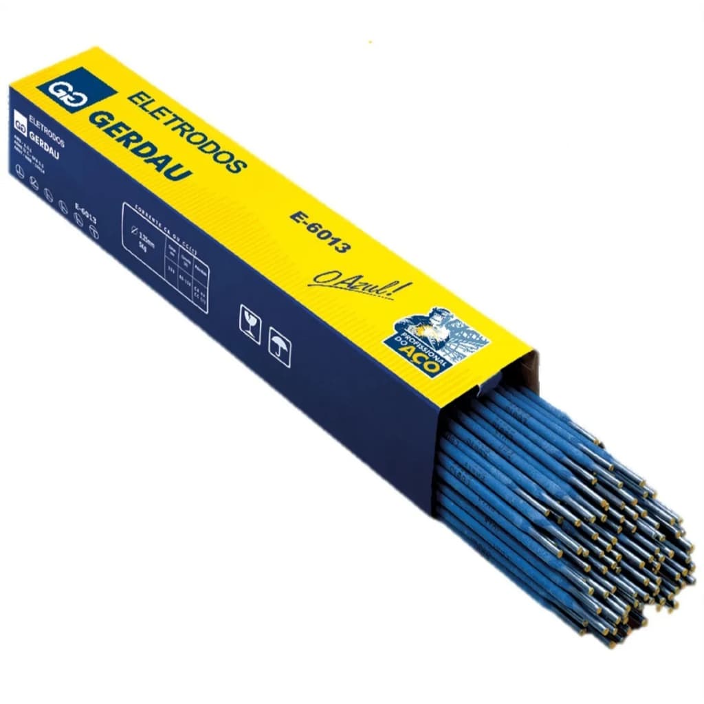 Eletrodo Solda 6013 Revestido Azul 2,5mm Aço/ferro 1Kg
