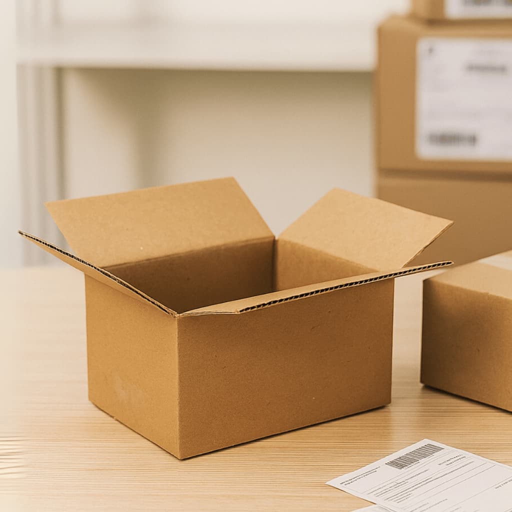 100 Caixas de Papelão para Envios de E-commerce 16x11x6 no Material SemiKraft para Sedex e PAC