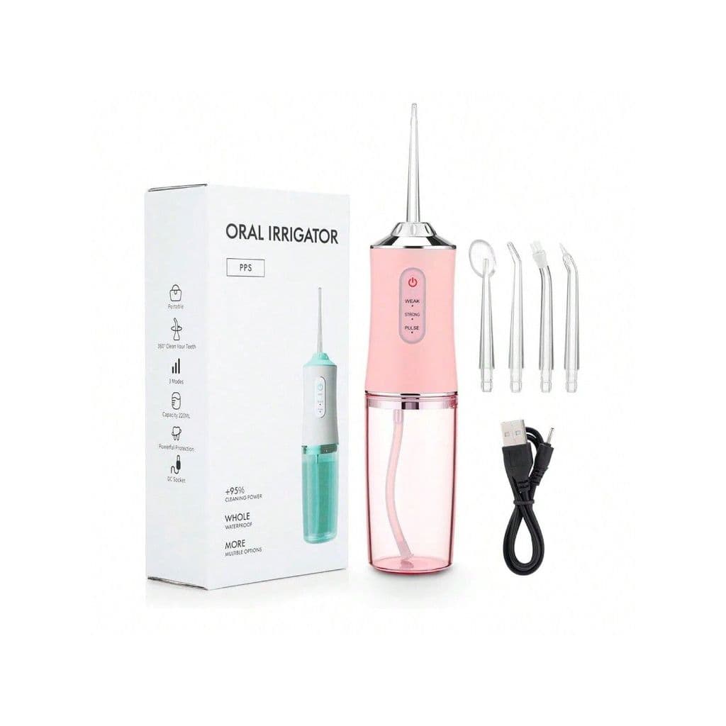 Irrigador Oral Portátil com Jato de Água Potente 220ml