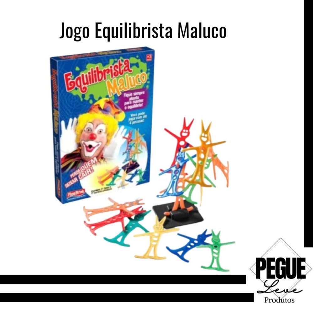 Jogo Educativo O Equilibrista Maluco - Mantenha os Palhaços Equilibrados