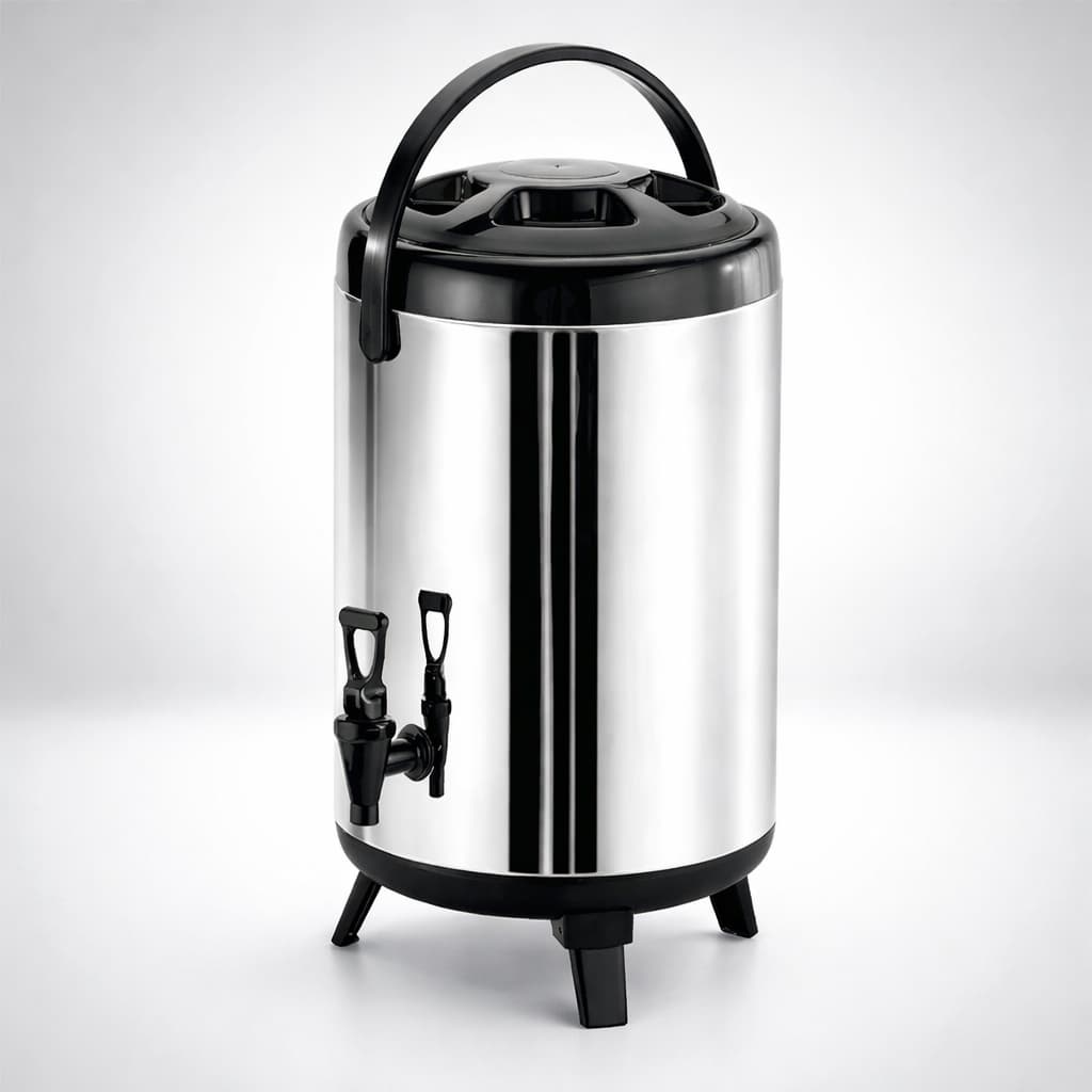 Garrafa Térmica Inox 8L com Torneira Botijão Quente Frio Café Água