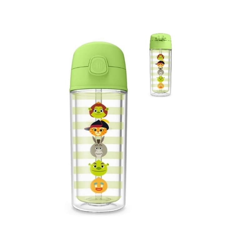Garrafa Squeeze Sherek  600ml Escolar Academia Passeio Linha Sherek  , Copo , Xícaras  itens colecionáveis