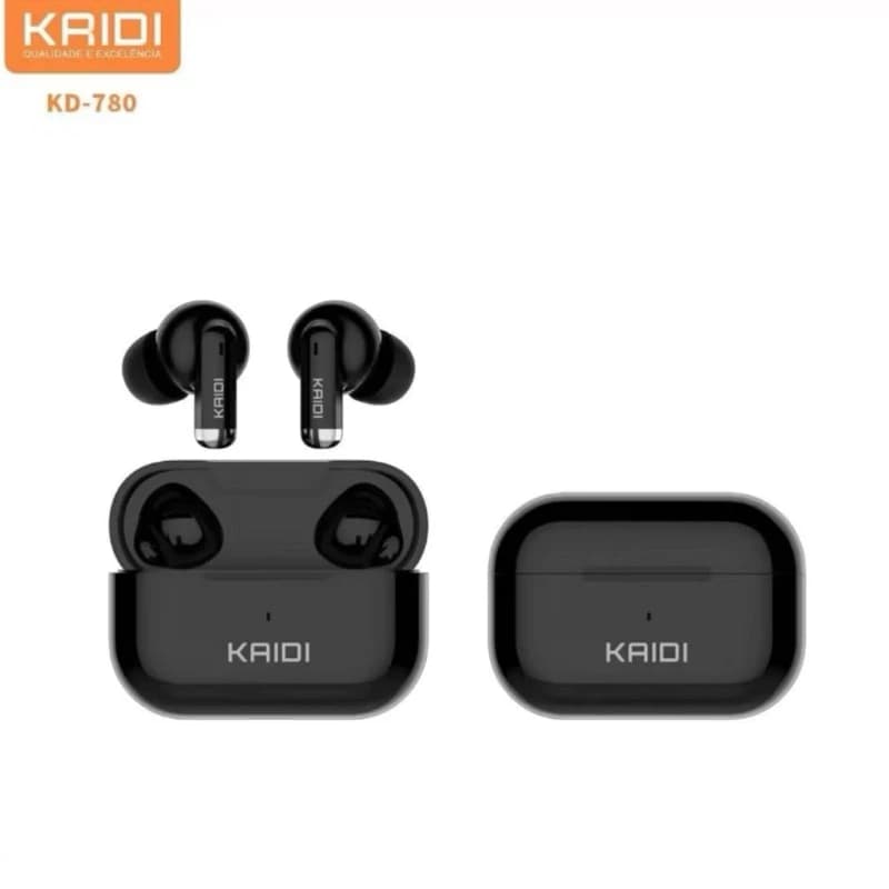 Fone de Ouvido Sem Fio Bluetooth KAIDI KD-780 TWS Para Sua Academia Corrida Original Som sem Fio e Bluetooth
