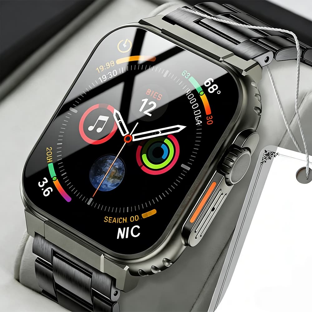 Relógio Inteligente com Chamadas Bluetooth - Bateria de 600mAh para Longa Durabilidade For smartwatch relogio men