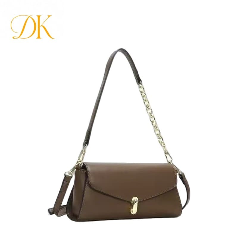 Bolsa Feminina Baú Transversal Ombro Mao Couro PU JJ006 DUKEMODA