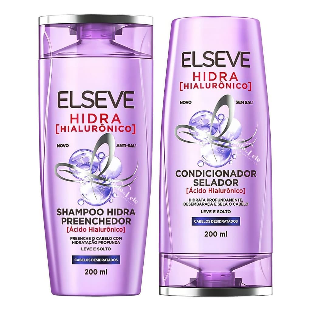 Kit Elseve Hidra Hialurônico Shampoo + Condicionador Loréal