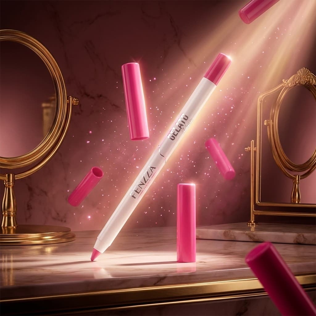 LAPIS DELINEADOR COLORIDO MAQUIAGEM OLHOS FENZZA GELATO A PROVA DAGUA CANETA