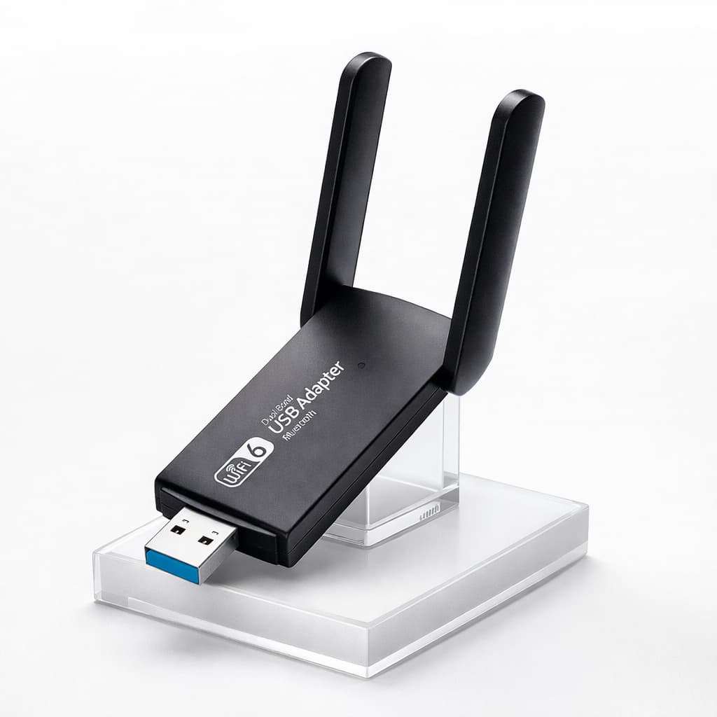 Adaptador Usb Wifi + Bluetooth 2.4ghz 6g  Antena Wireless