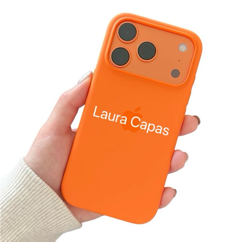 Capinha Capa LARANJA Para iPhone 17 Pro Max Air