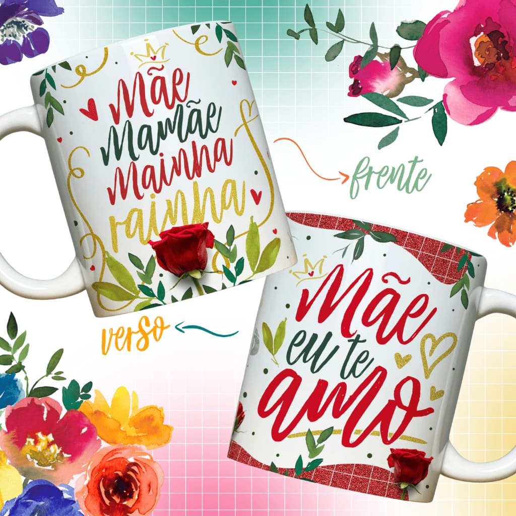 Caneca Presente Dia das Mães - Porcelana