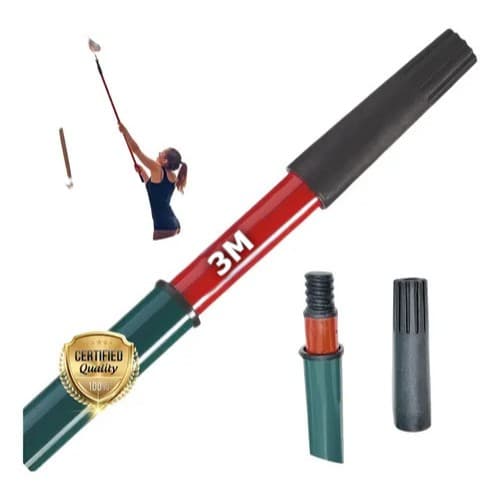 Cabo Prolongador Extensor Telescópio Grande Auto Longo 3m Taquara Rolo Pintura e Vassoura Atlas