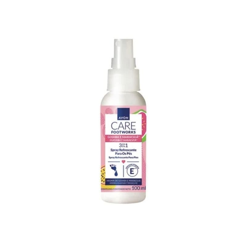 Spray Refrescante para os pés Goiaba e Maracujá