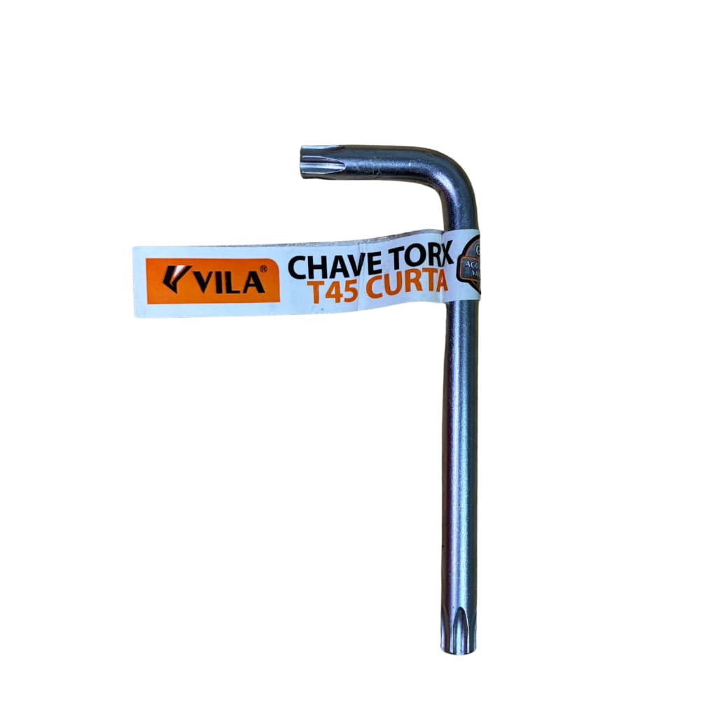 CHAVE TORX CROMO VANADIO T45 CURTA VILA