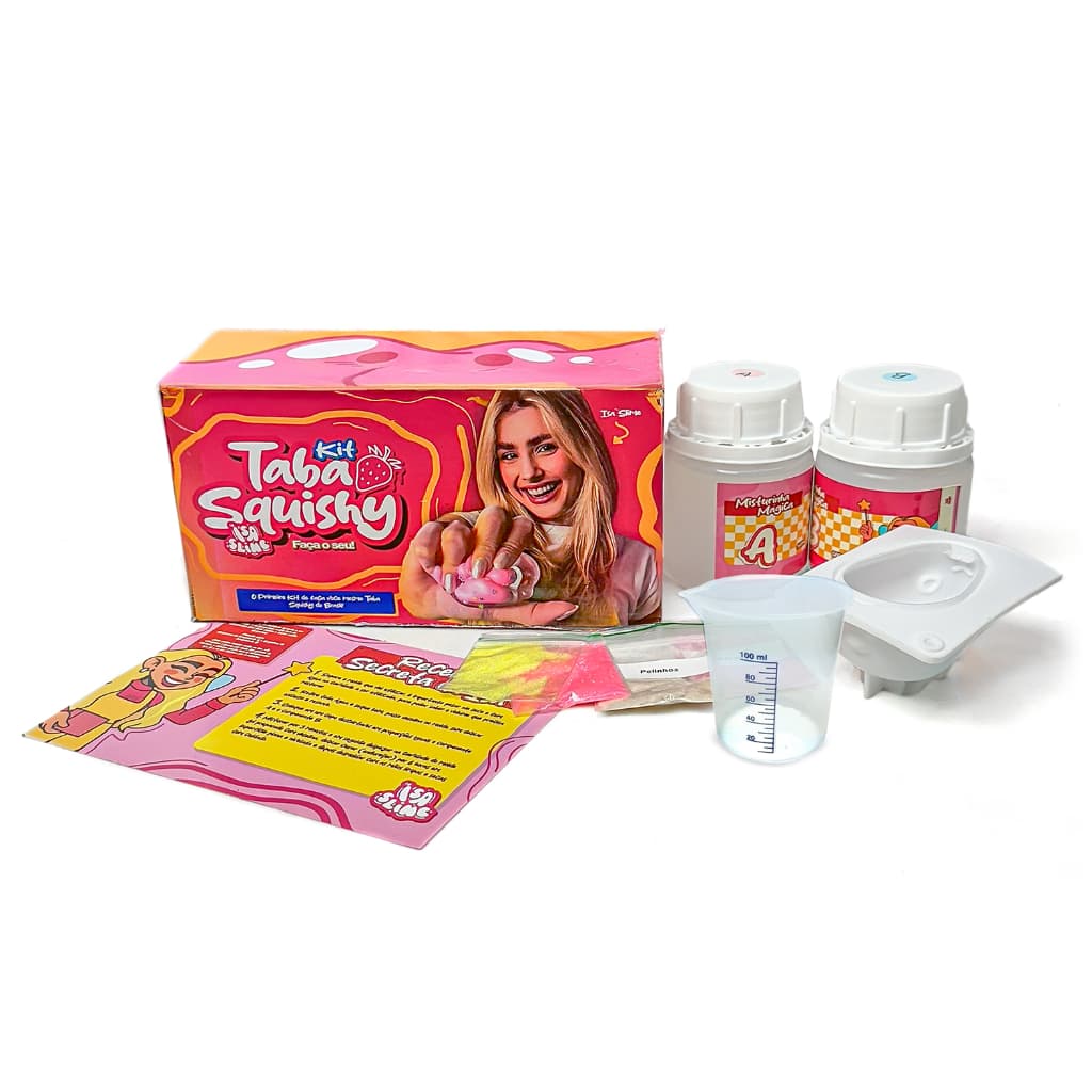 Kit Faça Seu Taba Squishy - Isa Slime