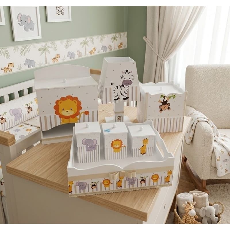 Kit higiene bebê safári