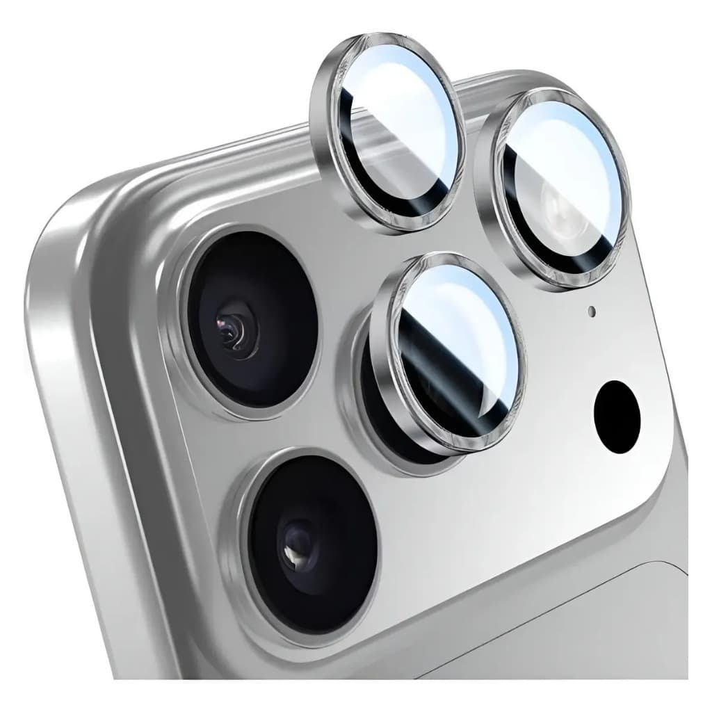 Kit 3 Películas Para Câmera IPhone 17 Pro/ 17 Pro Max Lisa S/brilho Alta qualidade Linha Luxo + 2EM1 Aplicador Novidade!