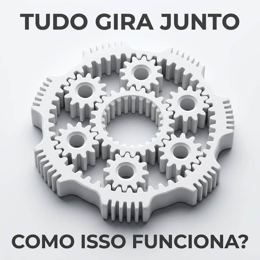 Engrenagem Cinética Planetária - Objeto Sensorial e Terapia Tátil