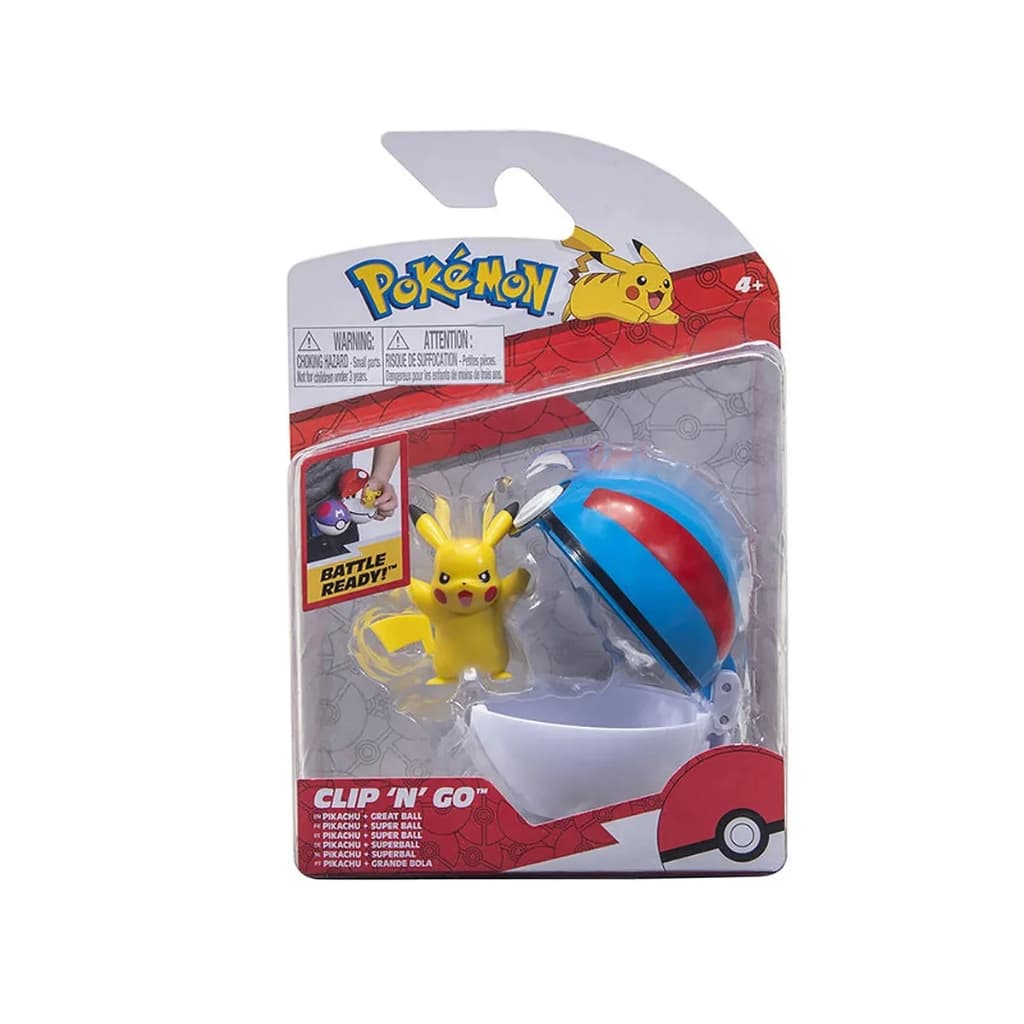 Pokémon - Pokebola Super - Pikachu - Sunny Brinquedos 2606