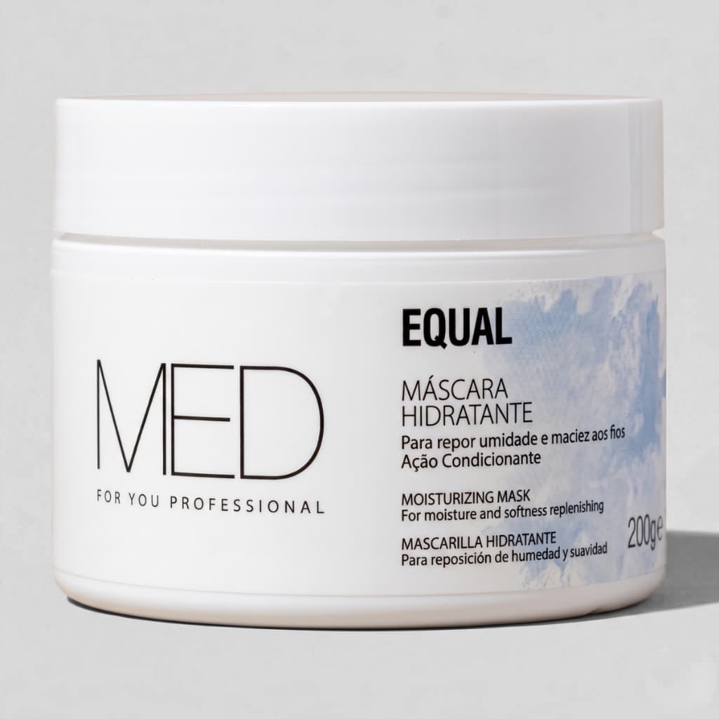 Máscara Hidratante Equal Med For You 200g Tratamento Capilar Nutrição e Brilho