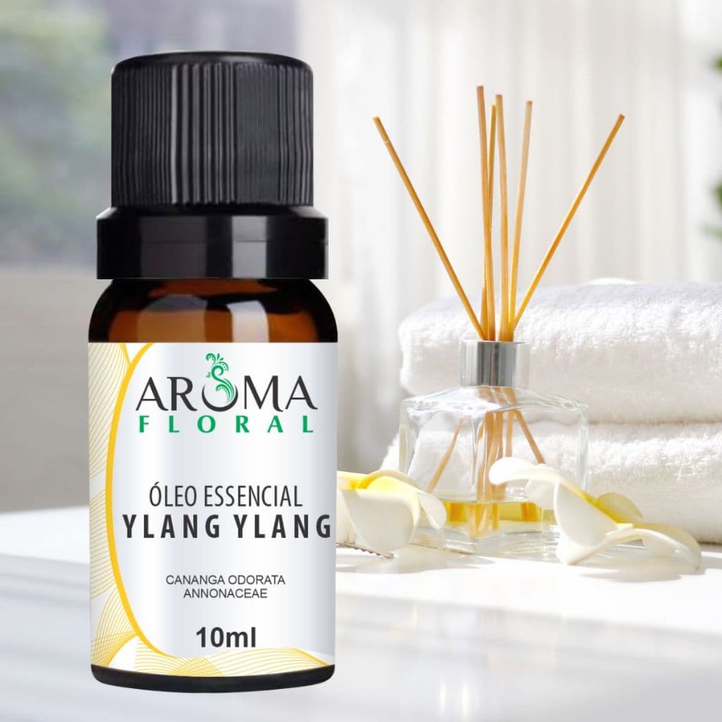 óleo essencial Ylang Ylang 10ml Puro Para Difusor Eletrico e para Aromaterapia Natural