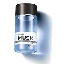 Musk  Air Body Splash Masculino 150ml Avon Original Presente Deo Colônia Masculino Presente para Homens