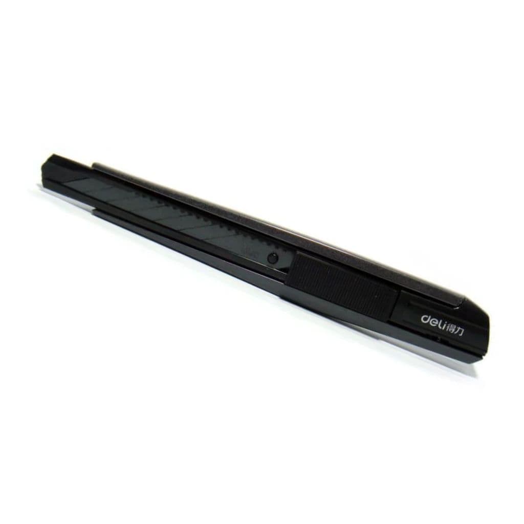 Estilete Estreito com Lâmina Preta 18mm 2036H - Deli