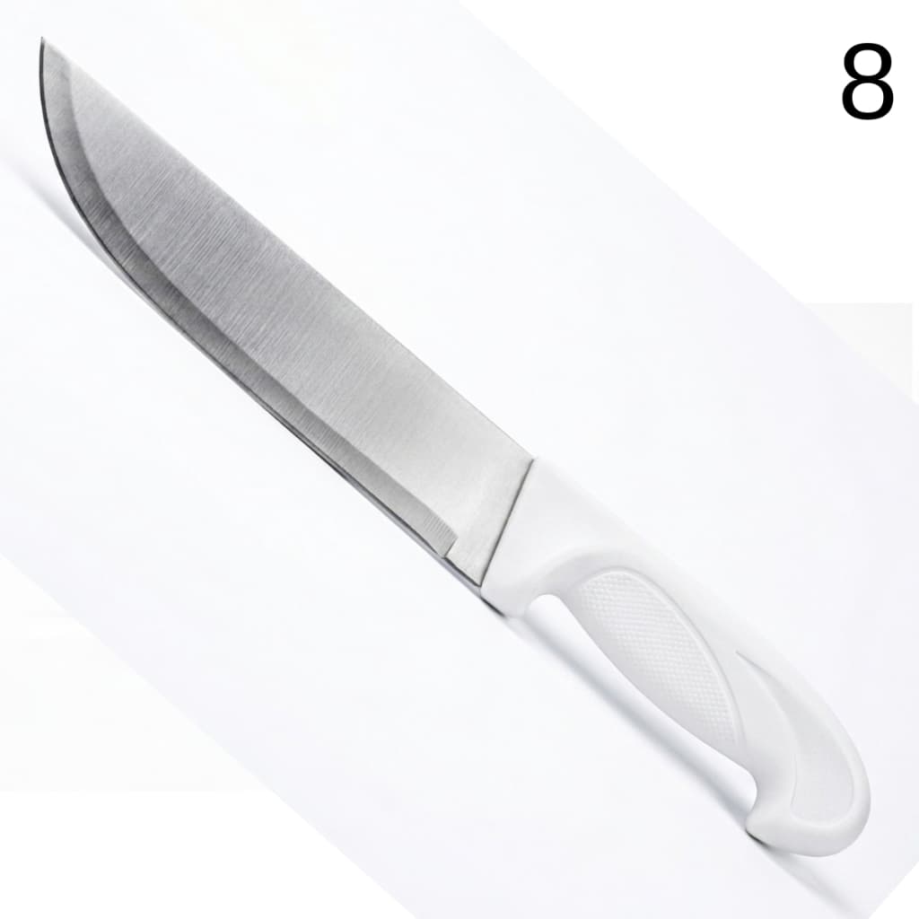 Faca De Cozinha Chef 8 Polegadas Profissional Aço Inox Premium branc