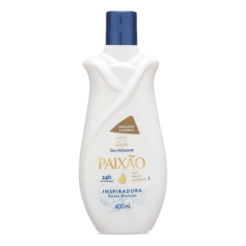 Creme Hidratante Desodorante Corporal Paixão Inspiradora Rosas Brancas 400ml