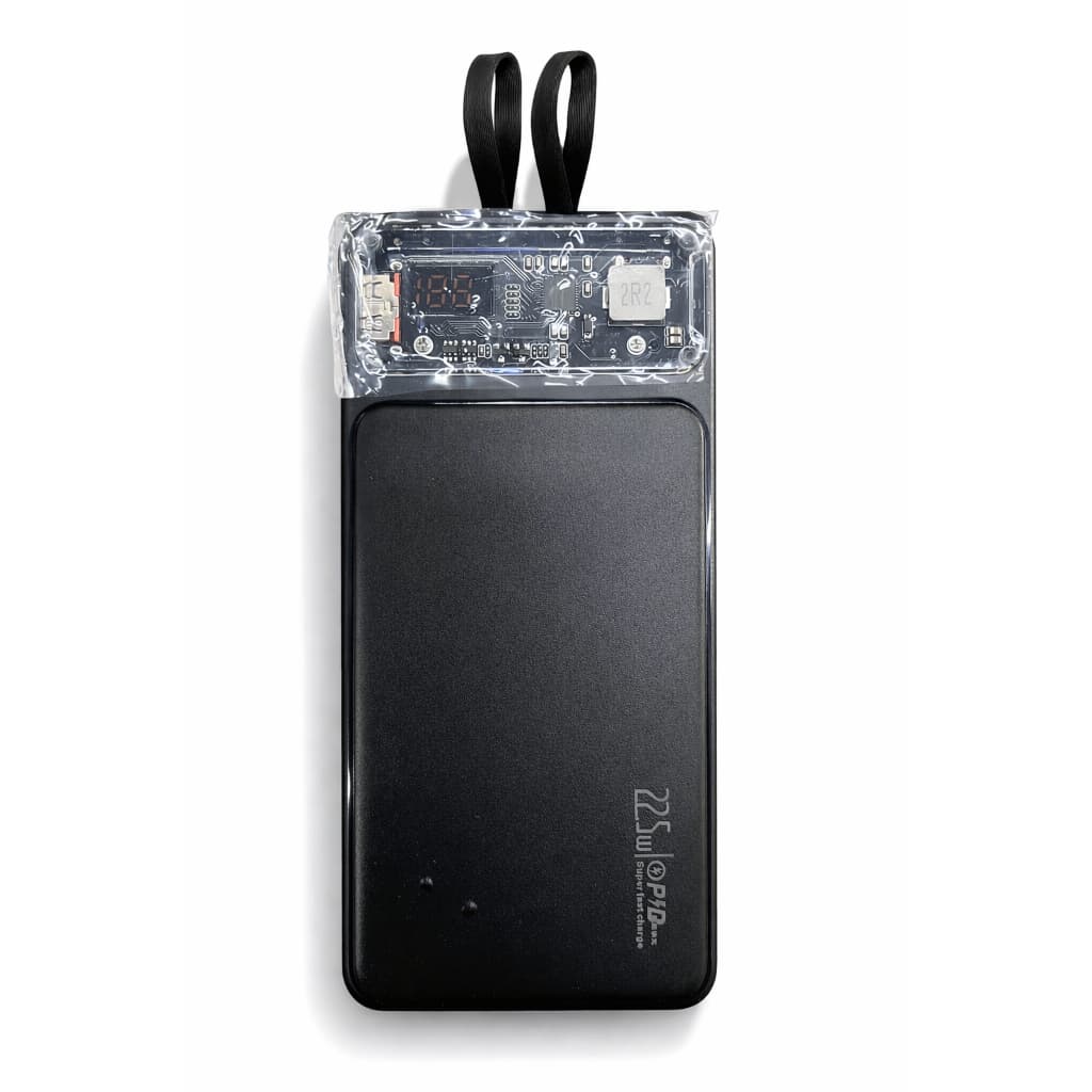 Power Bank 10000mAh Turbo 22.5W PD Carregador Portátil Com Cabos Embutidos iPhone Android