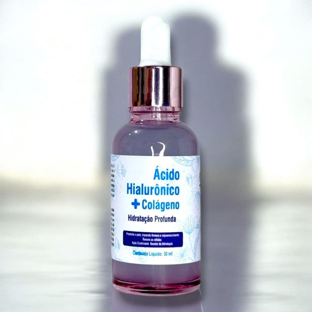Sérum Rosa Mosqueta Facial Hidratante Anti Idade Pele Macia Serum Ácido Hialurônico 30ml Original