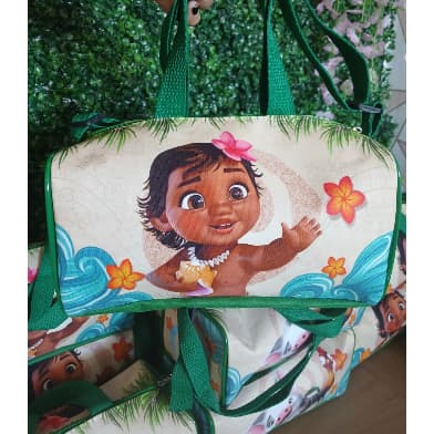 Bolsa Baú Personalizada / Bolsinha festa /Malinha lembrancinha Moana Baby- ou outros temas
