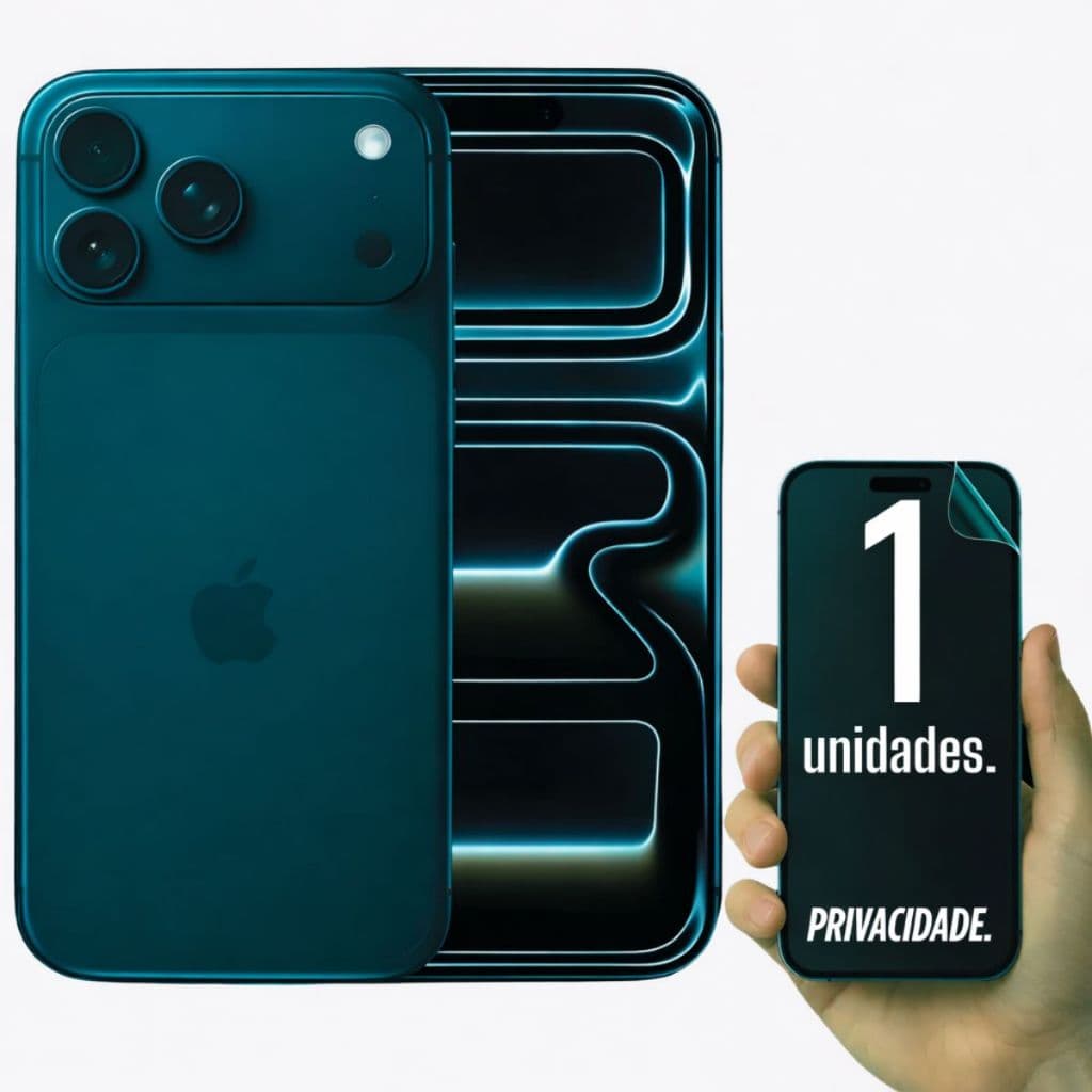 Película Hidrogel Privacidade Fosca Compatível Com iPhone 17 Pro Max | 17 Air