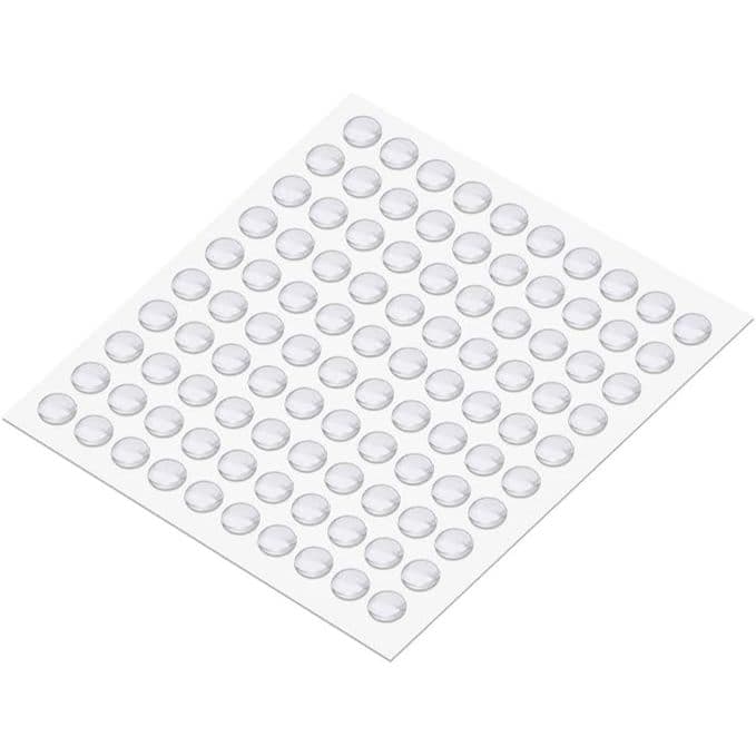 Almofada de Borracha Transparente Auto-adesiva 100 Un | Anti Impacto, Antirruído e Antiderrapante