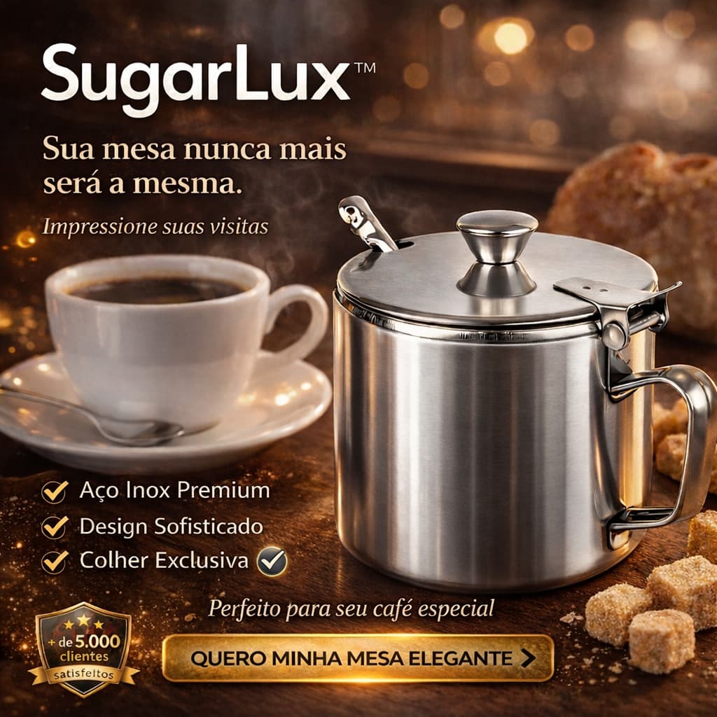 Açucareiro Inox Com Colher 220ml Recipiente Açúcar Cozinha Durável Prático