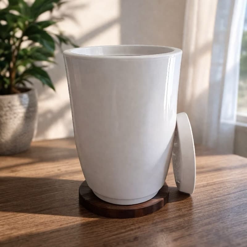 Vasos Para Plantas Coluna Luxo 32x24x17 /n•1 ( com prato coletor ) para área interna e externa..
