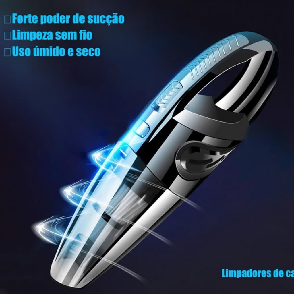 Mini Aspirador De pó Potente Recarregável sem fio Multifuncional pimpeza Cara Lompleta Potivo Carro