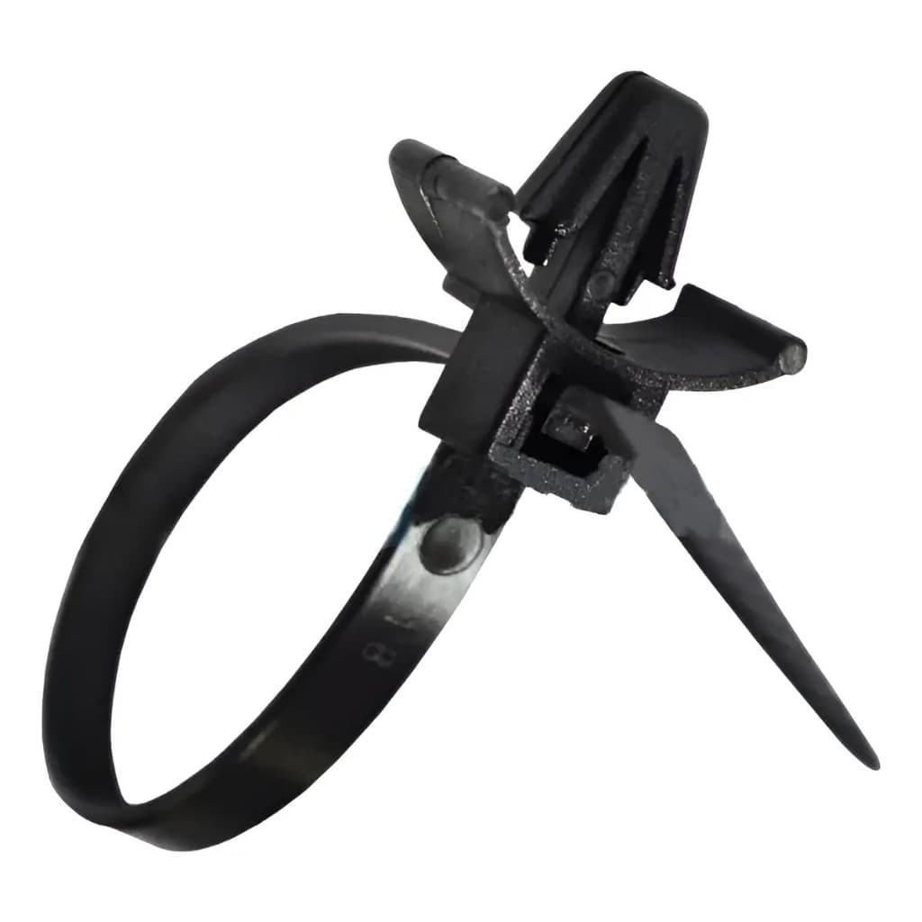 Abraçadeira Com Clip De Fixação 100mm X 2,5mm Preta 100und - G20