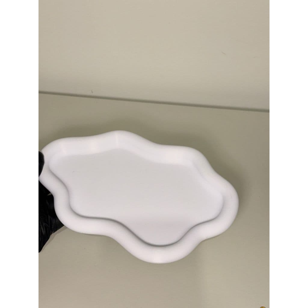 Bandeja Decorativa Nuvem Porta Perfume, Porta joia Bijuteria, Porta Chaves