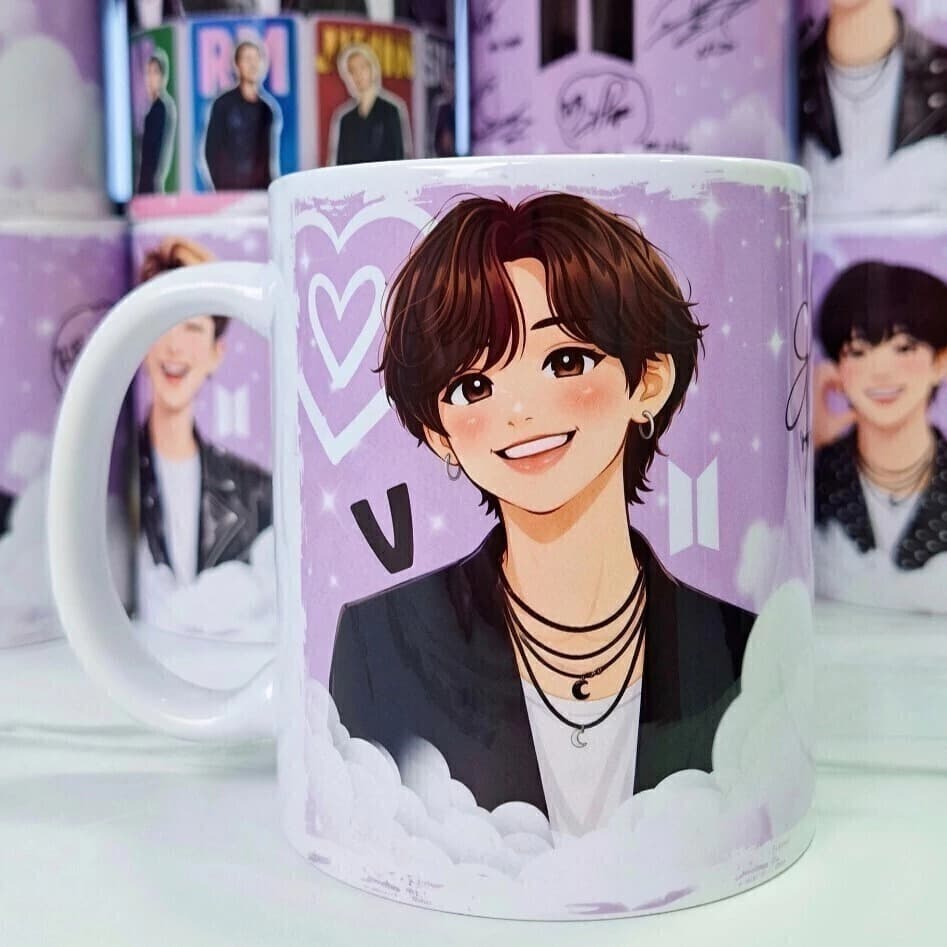 Caneca BTS ARIRANG presente, personalizado, caneca bts