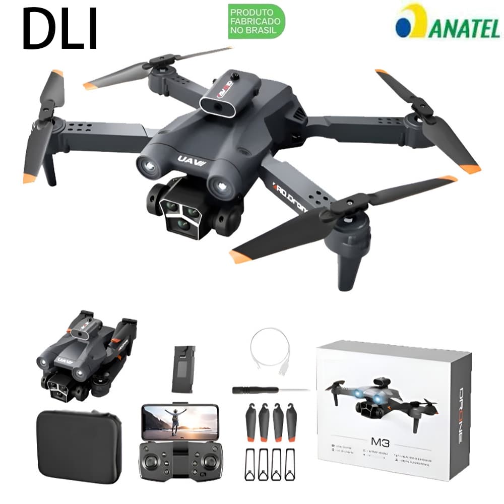 DLI Nova Mini Drone 4K Dual Camera M3 Profissional Obstáculos Dobrável Drone Com Wifi