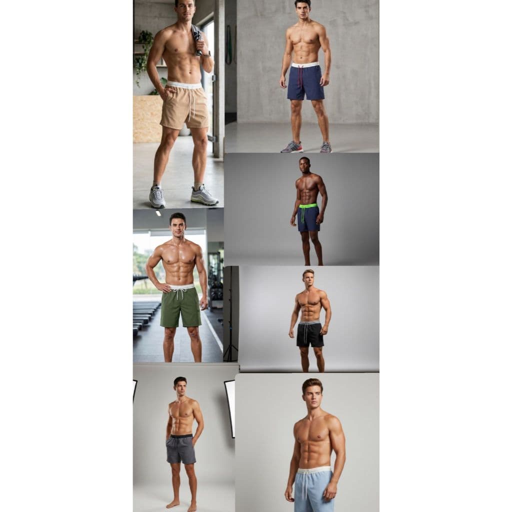 KIT 2 OU 3 BERMUDAS MASCULINO TACTEL COM ELASTANO PREMIUM. ACADEMIA~CROSSFIT~MALHAR~TREINO~PRAIA