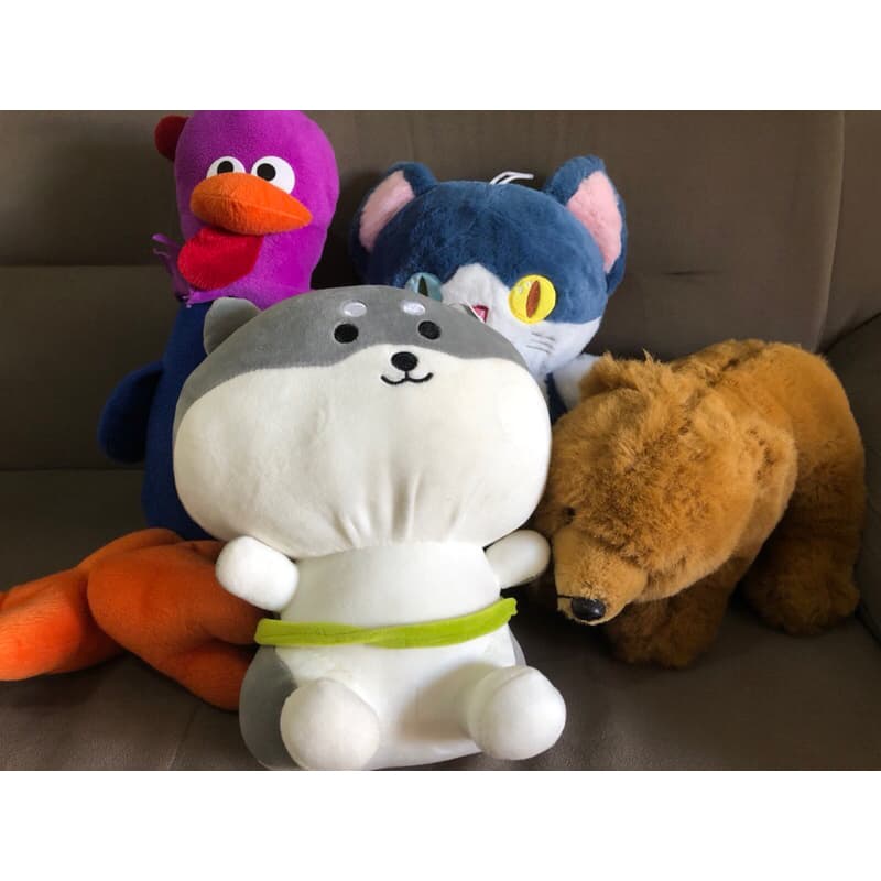 KIT 4 BICHINHOS DE PELÚCIA (PROMOÇÃO)