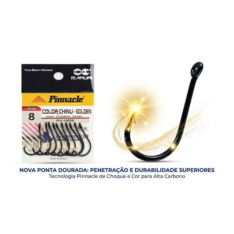 Anzol Pinnacle Color Chinu BK 8