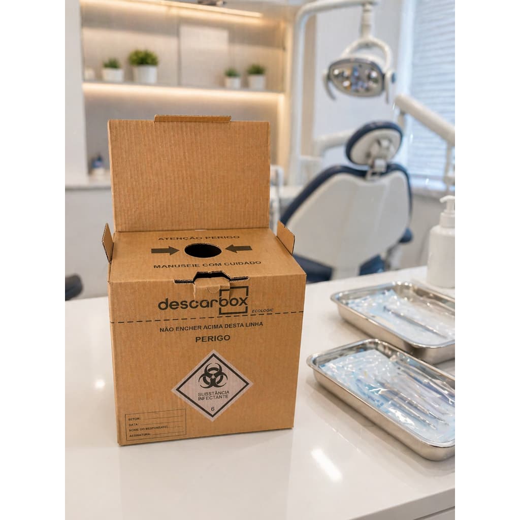 Coletor Perfurocortantes Ecologic 20L - DESCARBOX