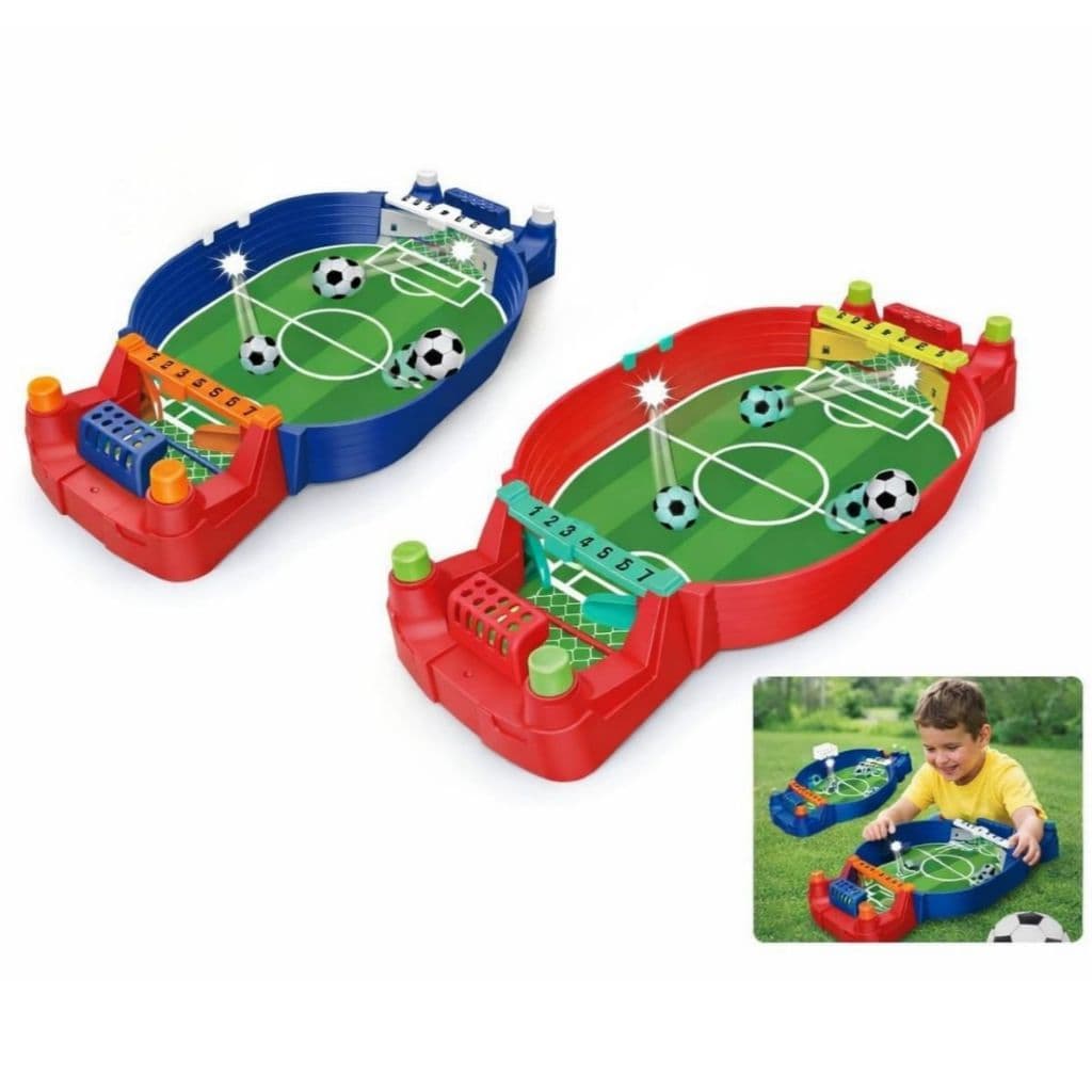 Brinquedo Mini Mesa Jogo Futebol Interativo Game Pinball Divertido
