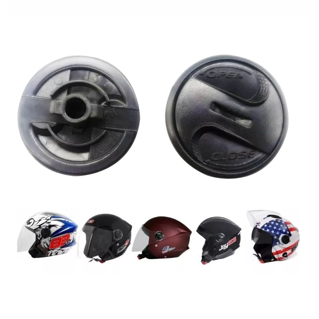 REPARO FIXADOR BOTAO LATERAL CAPACETE NEW LIBERTY 3 ENCAIXE FIRME RESISTENTE TOP