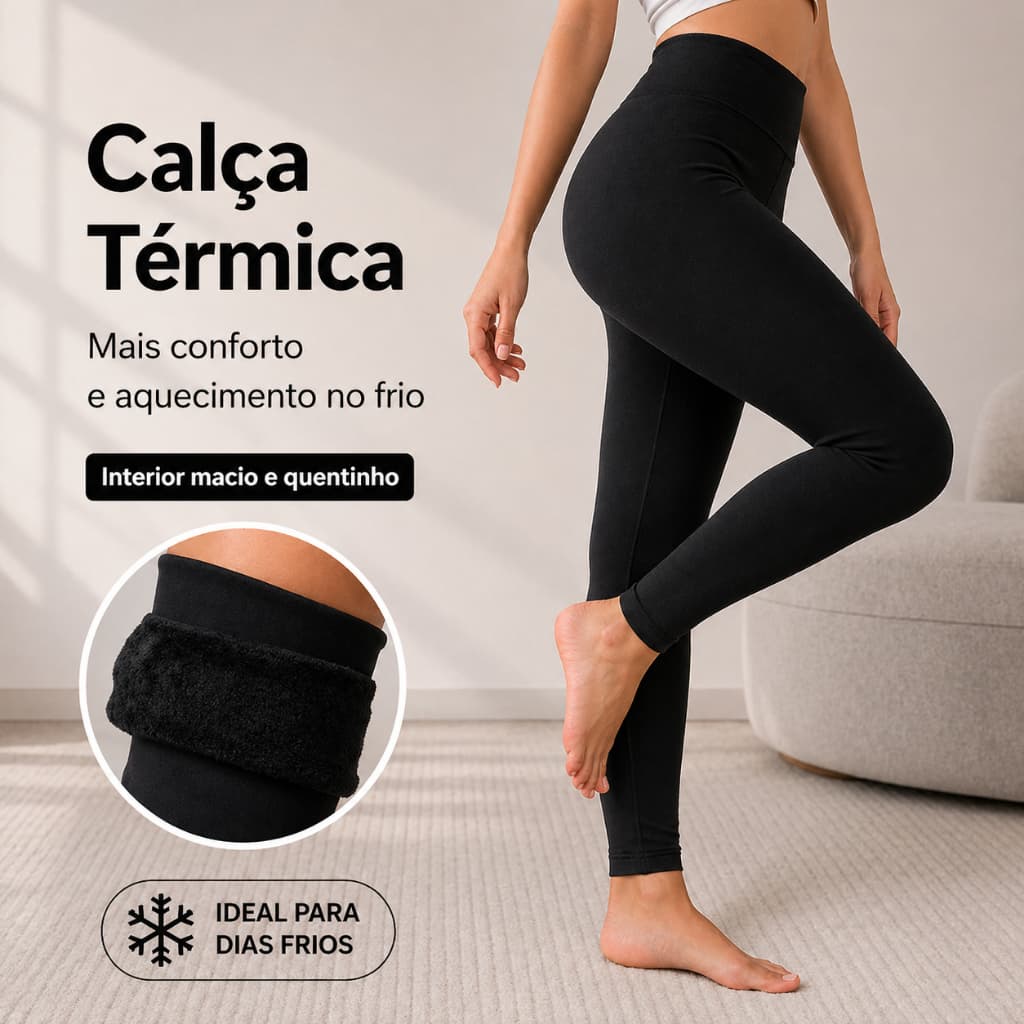 Calça Térmica Feminina Roupa De Frio Intenso Segunda Pele Legging Feminino
